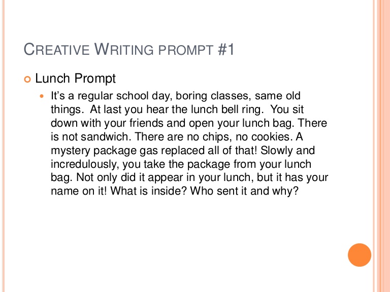 creative writing topics college